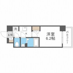 スプランディッド天王寺DUEの物件間取画像